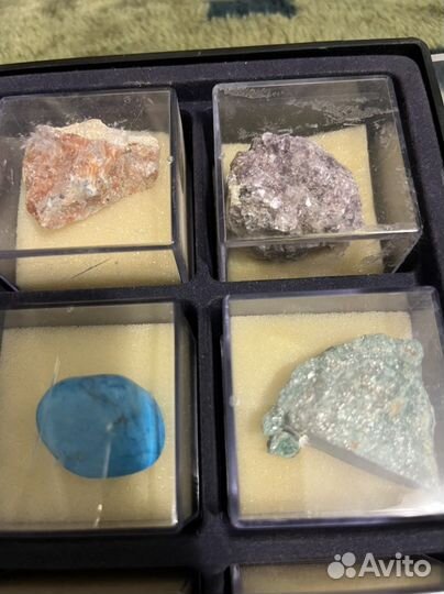 Набор- коллекция натуральных камней и минералов