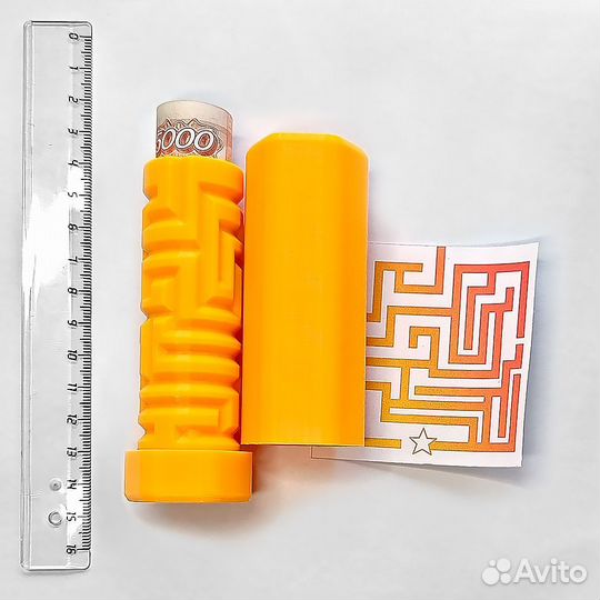 Головоломка лабиринт конверт для денег