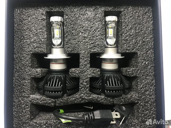 Лампы головного света светодиодные H7 6000Lm
