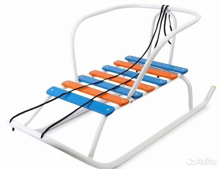 Детские санки Ветерок, белые