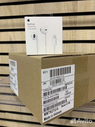 Наушники Apple EarPods Lightning ic Оригинал