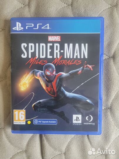Игра на ps4 человек паук майлз моралес