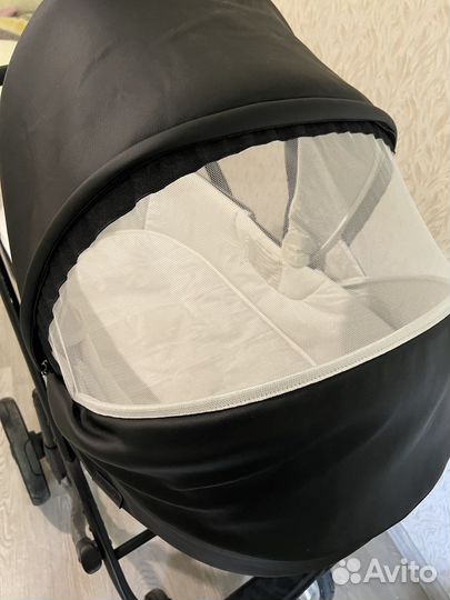 Коляска экокожа camarelo maggio 3 в 1