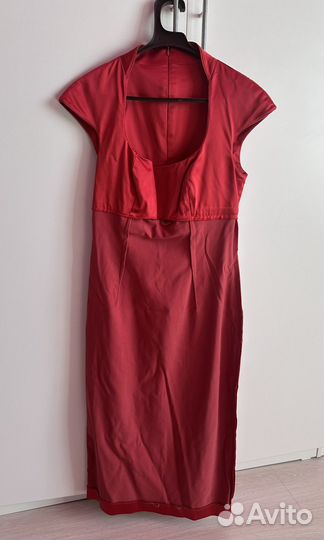 Bessini платье красное XS S