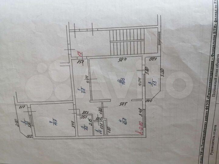 2-к. квартира, 62 м², 5/5 эт.