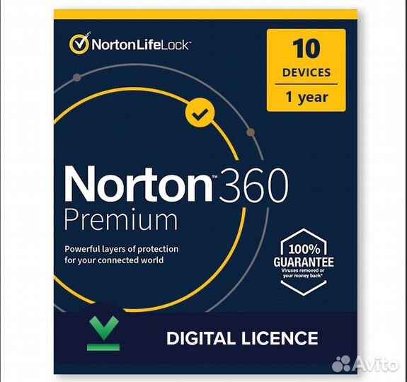 Norton 360 Premium 10 устройств год