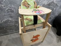 Детский стульчик деревянный трансформер Оникс