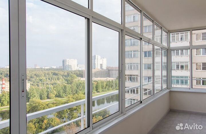 Раздвижное остекление балкона