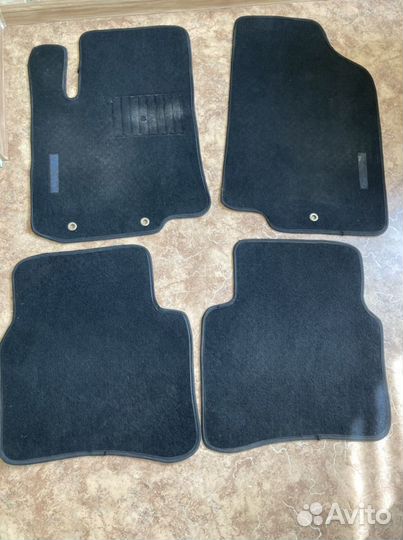 Коврики ворсовые hyundai solaris 1
