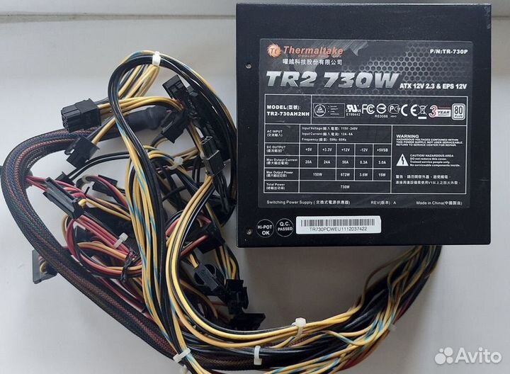 Блок питания Thermaltake TR2 S 730W