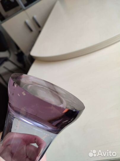 Ваза цветное стекло СССР