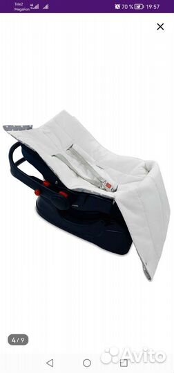 Конверт на выписку в автокресло (лето)