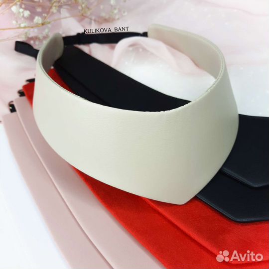 Кокошник современный из экокожи