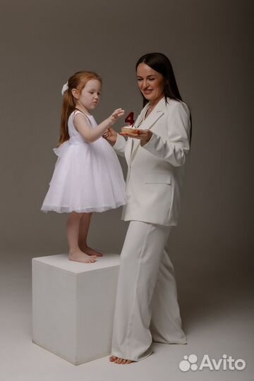 Белое платье для девочки 98 104