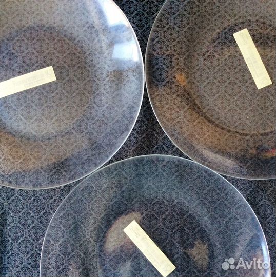 Тарелки стекло икеа 24,5 см Новые