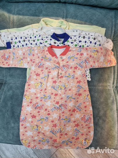 Вещи пакетом для новорожденного 56