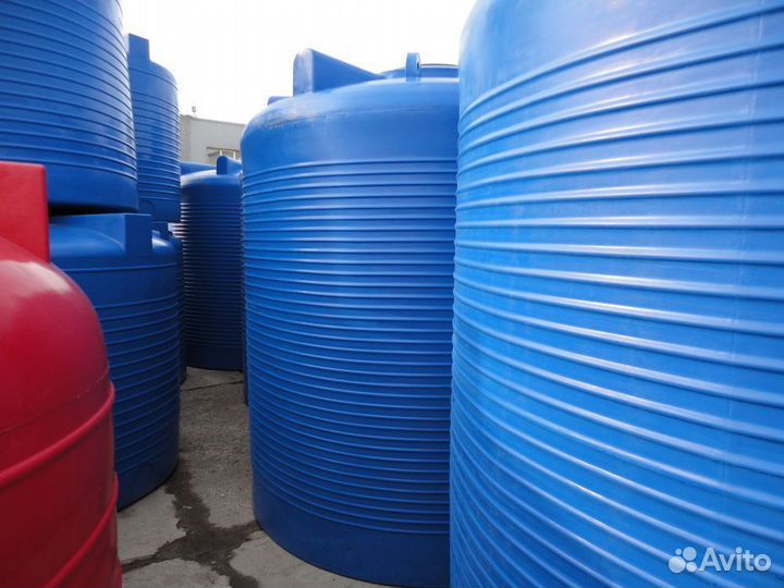 Емкость пластиковая 10000 л. для воды, дизеля