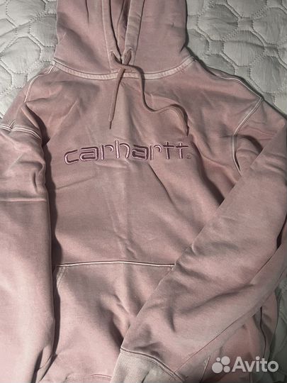 Худи розовое carhartt