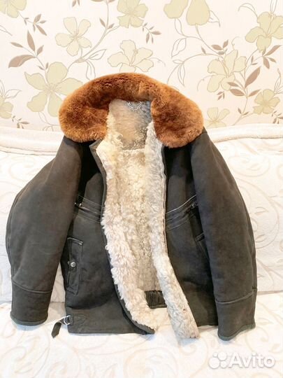 Куртка зимняя мужская бу, летная. 48-50 р