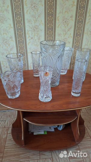 Ваза хрустальная в ассортименте