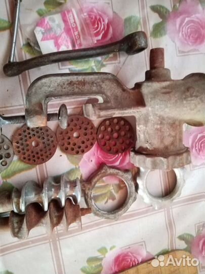 Мясорубка ручная бу