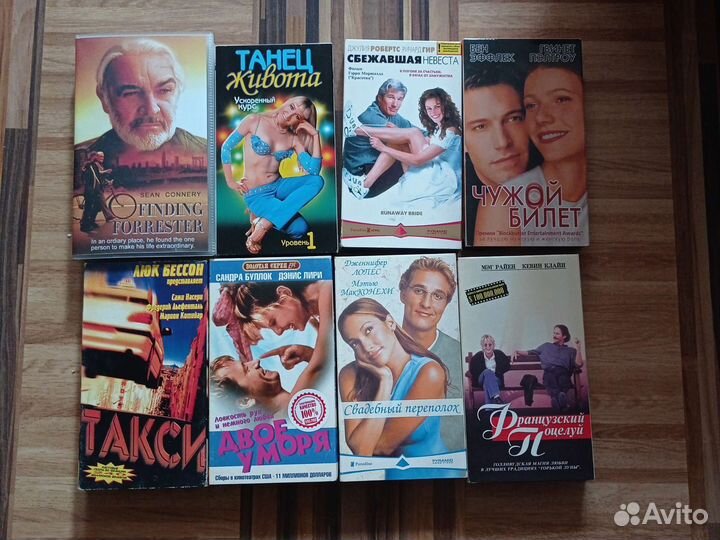 Видеокассеты студийные, разная тема, 40шт