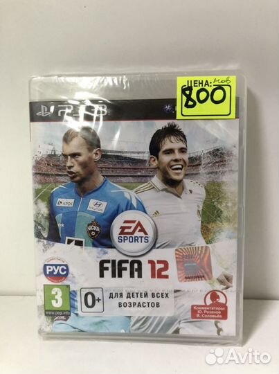 Диск Fifa 12 новый для PS3