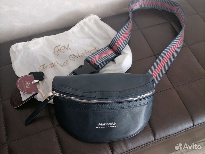 Сумка на пояс женская кожа натуральная