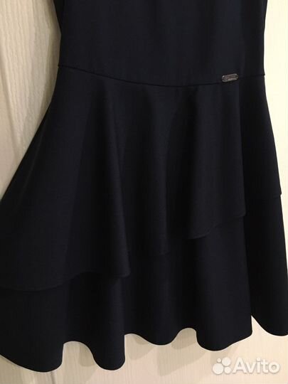 Школьный сарафан синий