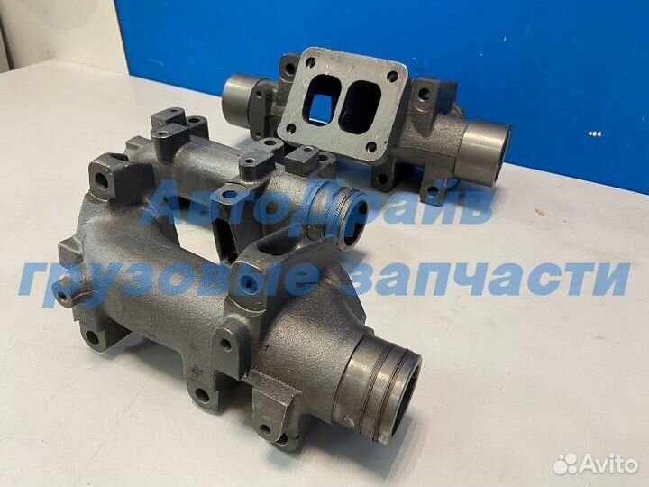 Выпускной коллектор Ман Тга в сборе из трех частей