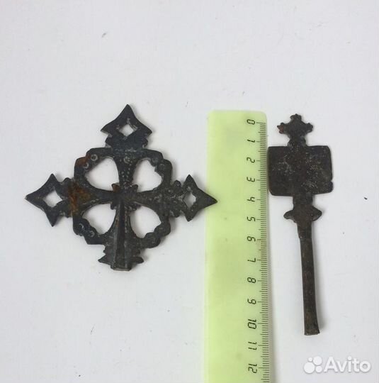 Старинный православный крест Эфиопия (сломан)