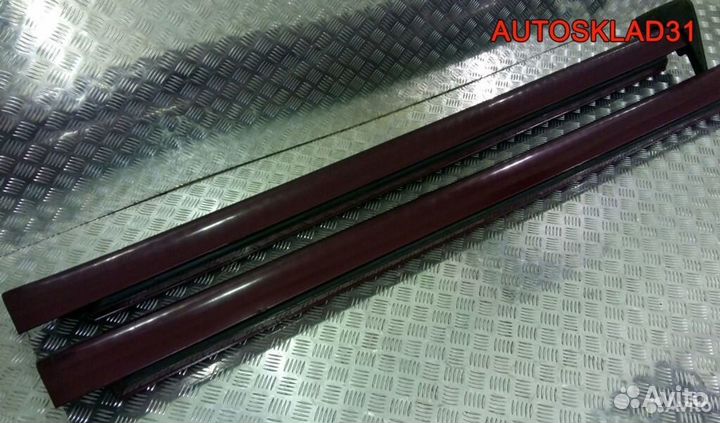 Накладки на пороги наружные Toyota Avensis 2 combi