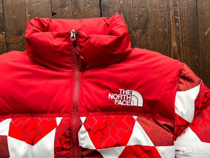 Пуховик The North Face Geo Print Red