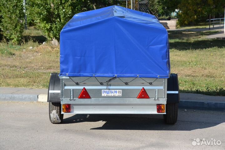 Прицеп легковой Вепрь Цинк 2.0х1.3 тент 700 мм
