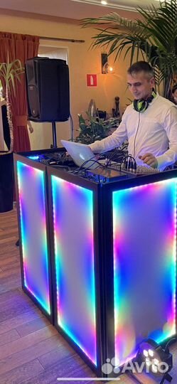 Диджей, Dj,звук,свет,плазма,саксофон,проектор