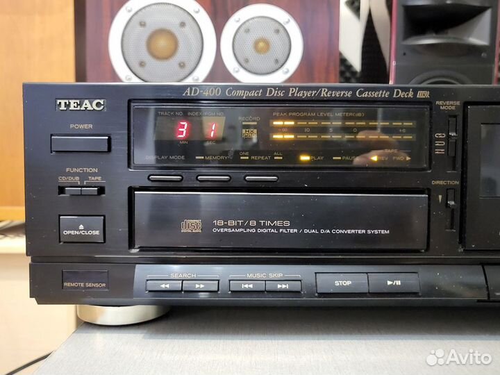 Teaс AD-400 Cd-Tape комбайн Hi-Fi