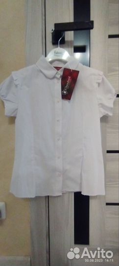 Блузки, юбки, брюки школьные для девочки,р.140-146