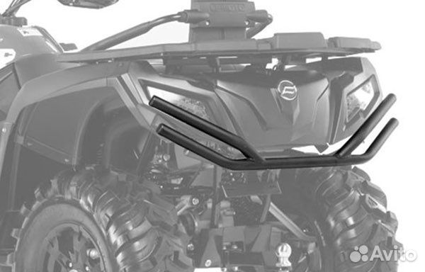 Задний силовой бампер для cfmoto X5 H.O. / X6 EPS