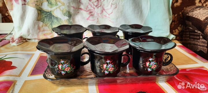 Винтажный Набор столовой посуды на 6 персон СССР