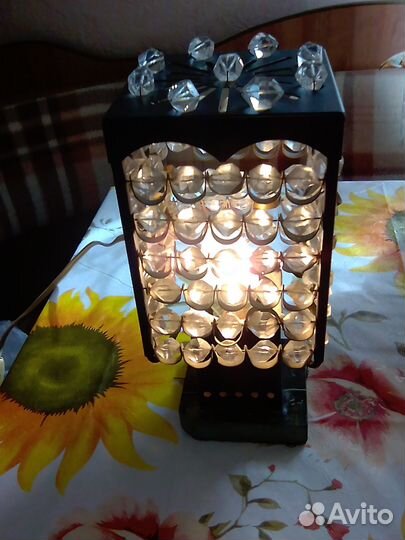 Светильник из горного хрусталя