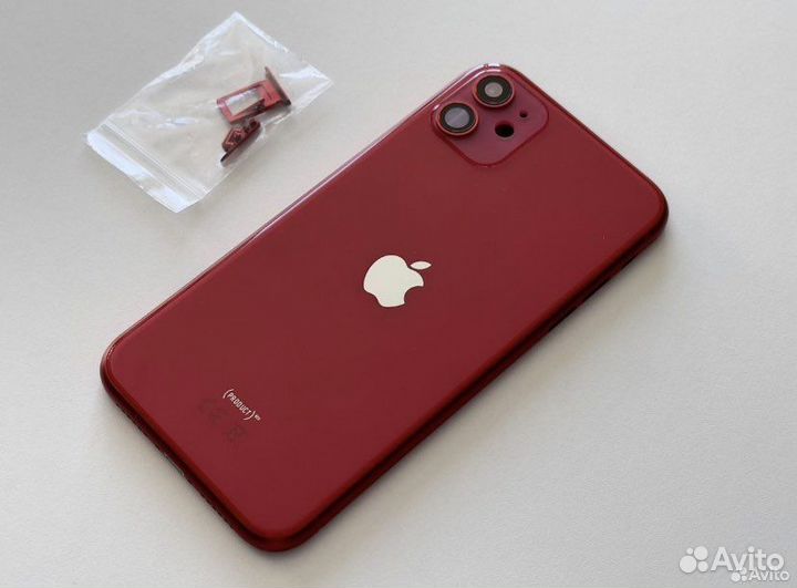Корпус iPhone 11 красный