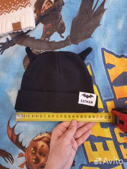 Шапки на мальчика 6-12 мес