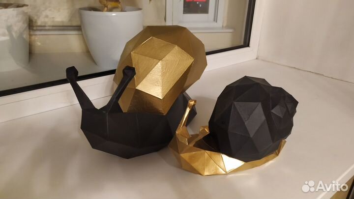 Фотореквизит Улитки - паперкрафт