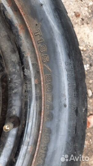 Докатка, запасное колесо Субару 5x100 R16 135/80