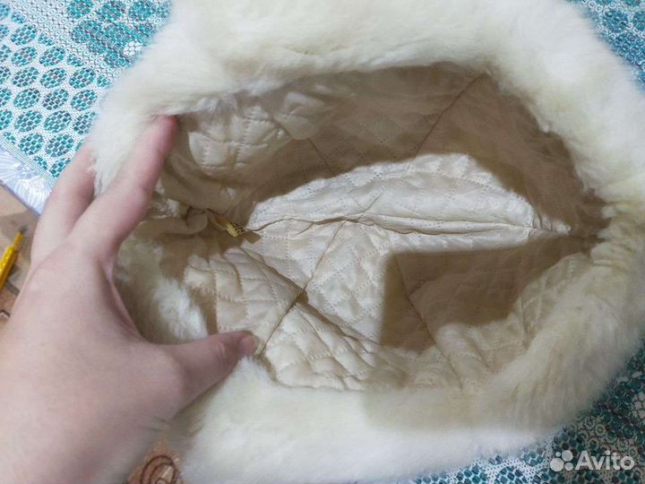 Шапка ушанка женская