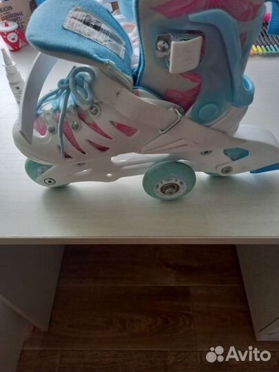 Роликовые коньки детские раздвижные