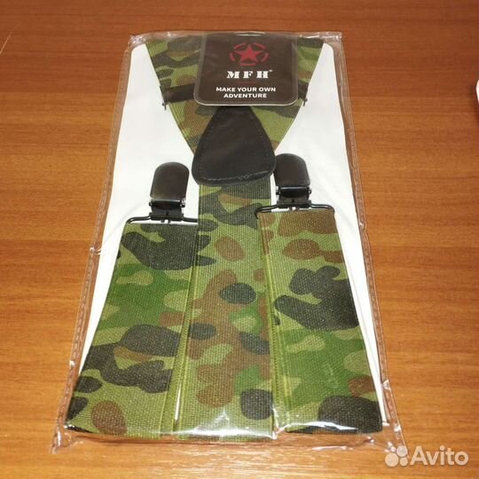 Подтяжки с 3 клипсами M. F. H