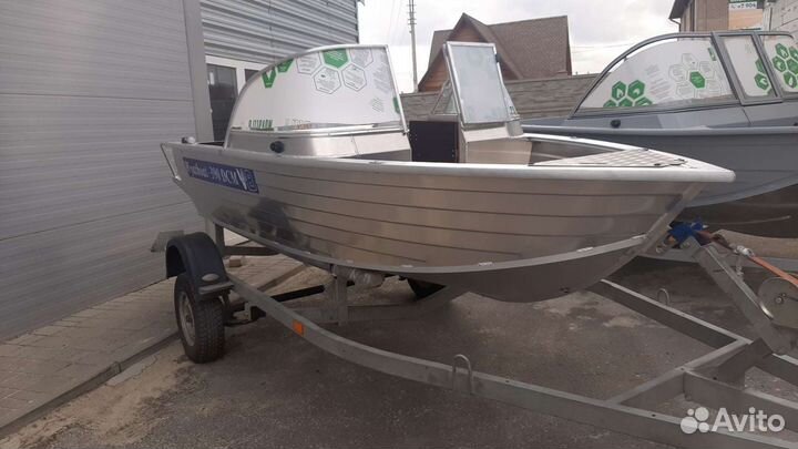 Нерегистрат алюм.лодка-Вятбот-390дсм.Доставка