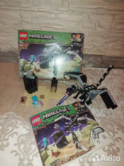 Конструктор lego Minecraft Последняя битва21151