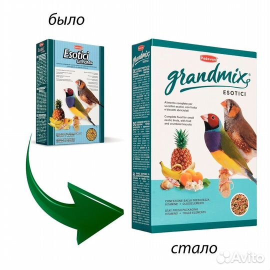 Padovan для экзотических птиц